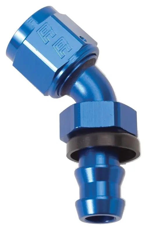 Russell Performance -6 An Twist-Lok 45 Degree Hose End (Blue) 2