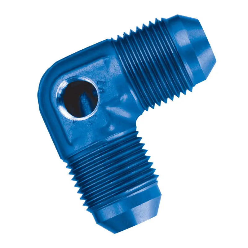 Russell Performance -8 An Blue 90 Degree Fuel Pressure Adapter 1