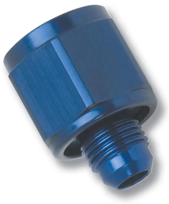 Russell Performance -8 An Female To -6 An To Male B-Nut Reducer (Blue) 1