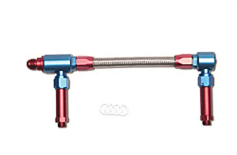 Russell Performance -8 An To -8 An Proflex Demon Carb Dual Inlet Carb Kit (Red/Blue) 2