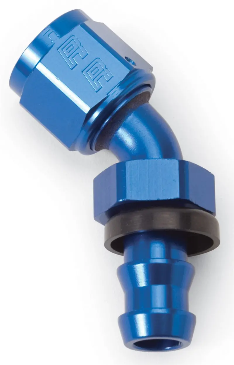 Russell Performance -8 An Twist-Lok 45 Degree Hose End (Blue) 1