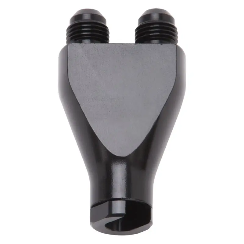 Russell Performance Billet Y-Block Adapter 3/8In Sae Quick Disconnect (2) -6An Male Flare Black 1