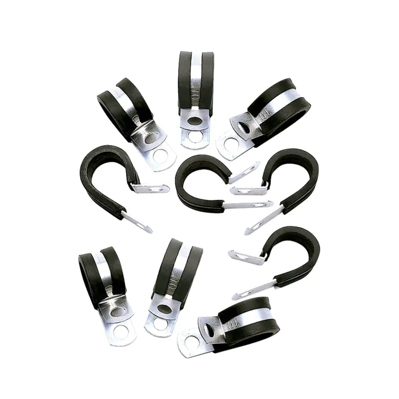 Russell Performance Cushion Clamps - Holds -6 An Hose (10 Pcs.) 1