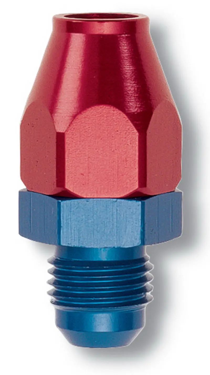 Russell Performance Red/Blue -6 An Male 37 Degree To 3/8In Aluminum Tube 2