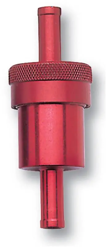 Russell Performance Red Street Fuel Filter (3In Length 1-1/8In Diameter 5/16In Inlet/Outlet) 2