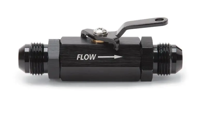 Russell Performance Shutoff Valve -10 An Male Black Finish 2