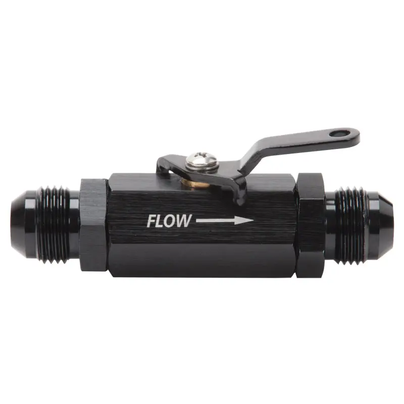 Russell Performance Shutoff Valve -8 An Male Black Finish 2