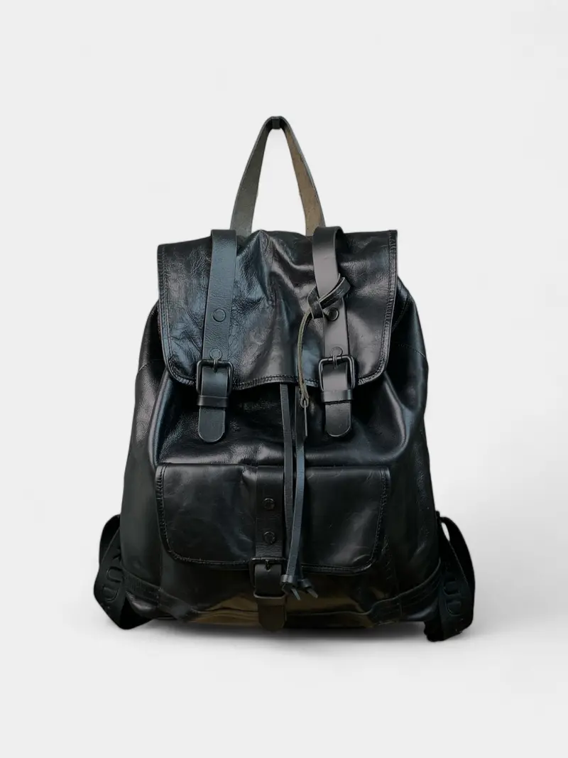 Sac À Dos En Cuir Noir, Rudsak 1