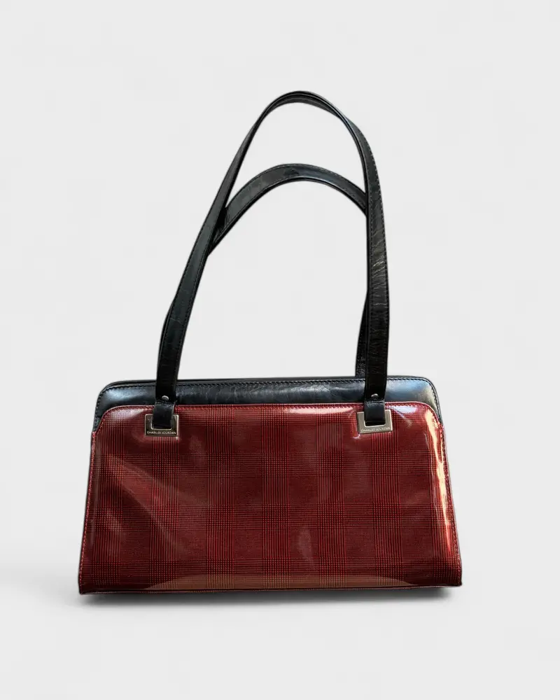 Sac À Main Rouge Et Noir, Charles Jourd 1