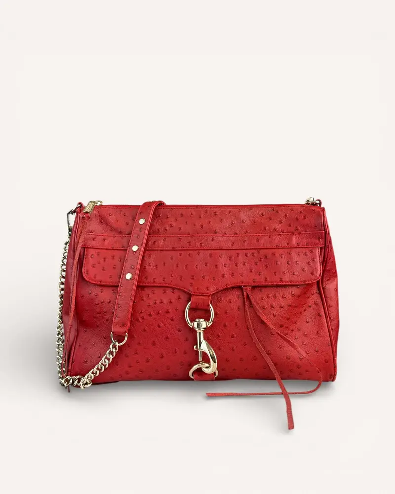 Sac Rebecca Minkoff En Cuir Rouge 1