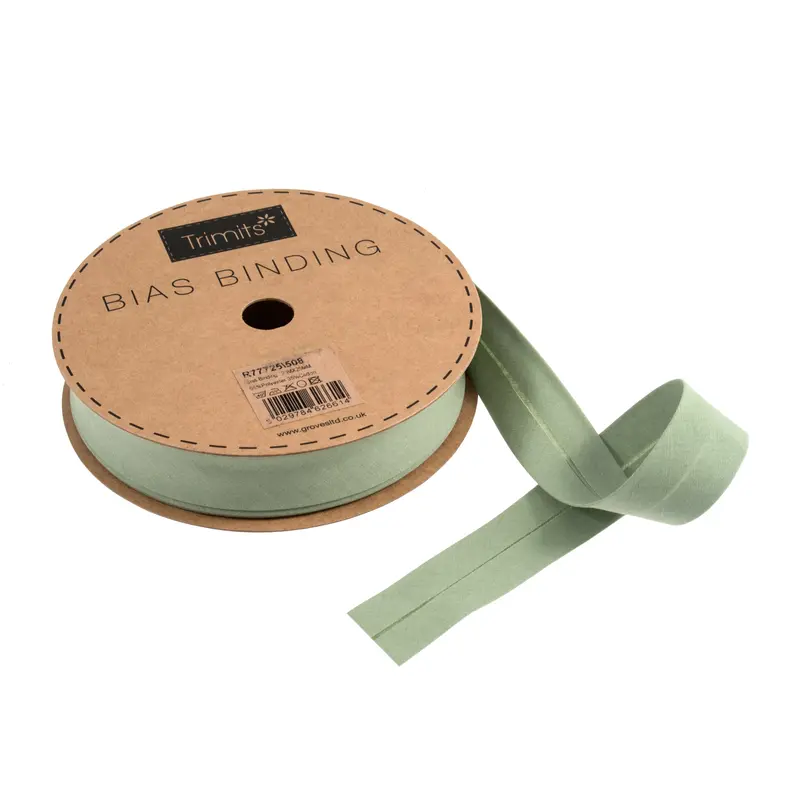 Sage Bias Binding | 25Mm Width 1