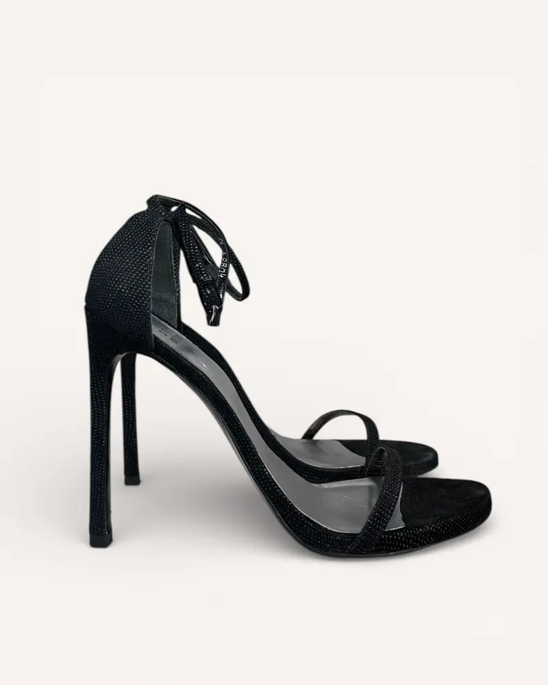 Sandales À Brides Stuart Weitzman Noires Taille 7.5 1