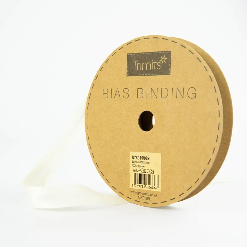 Satin Bias Binding | 089 Ivory 2