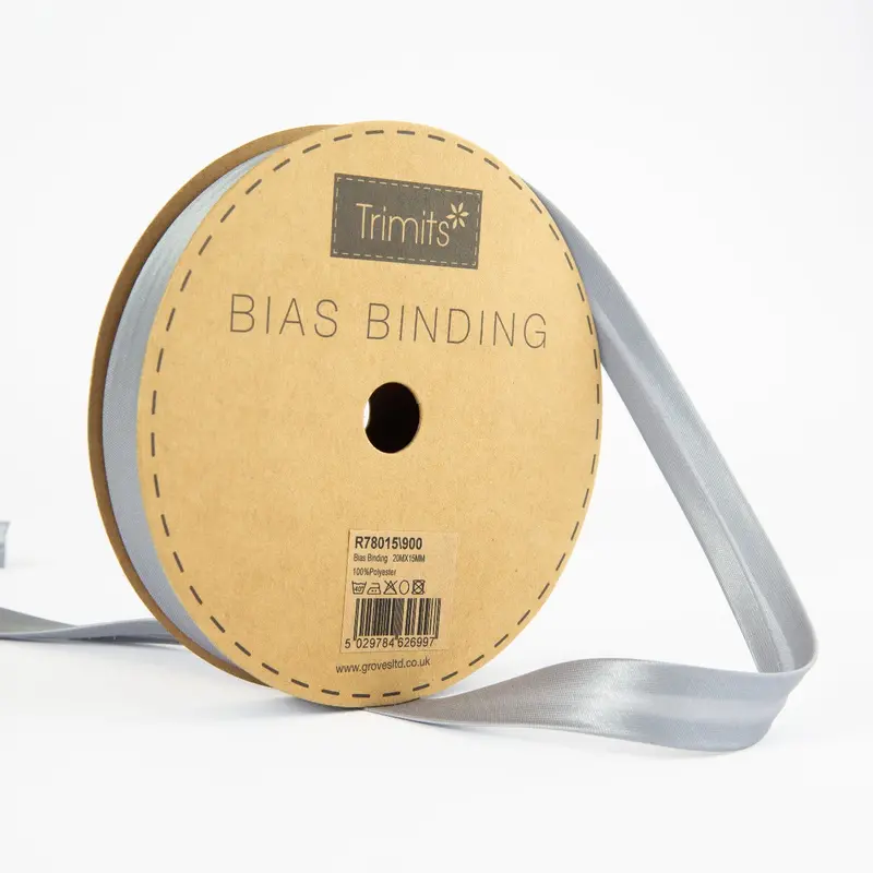 Satin Bias Binding | 900 Silver 2