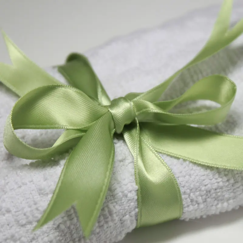 Satin Ribbon - Fresh Green Colour 63 1