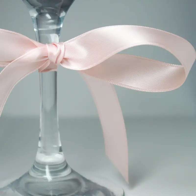 Satin Ribbon -  Peach Colour 22 1