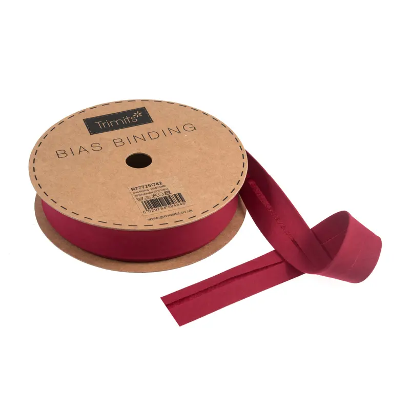 Scarlet Bias Binding | 25Mm Width 1