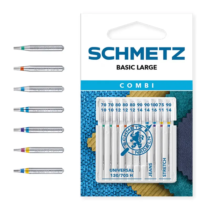 Schmetz Pack Of 10 Sewing Machine Needles | Combi 1