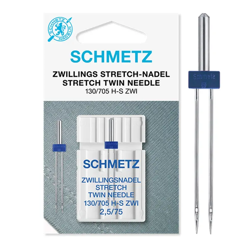 Schmetz Sewing Machine Twin Needles For Stretch Fabric 1