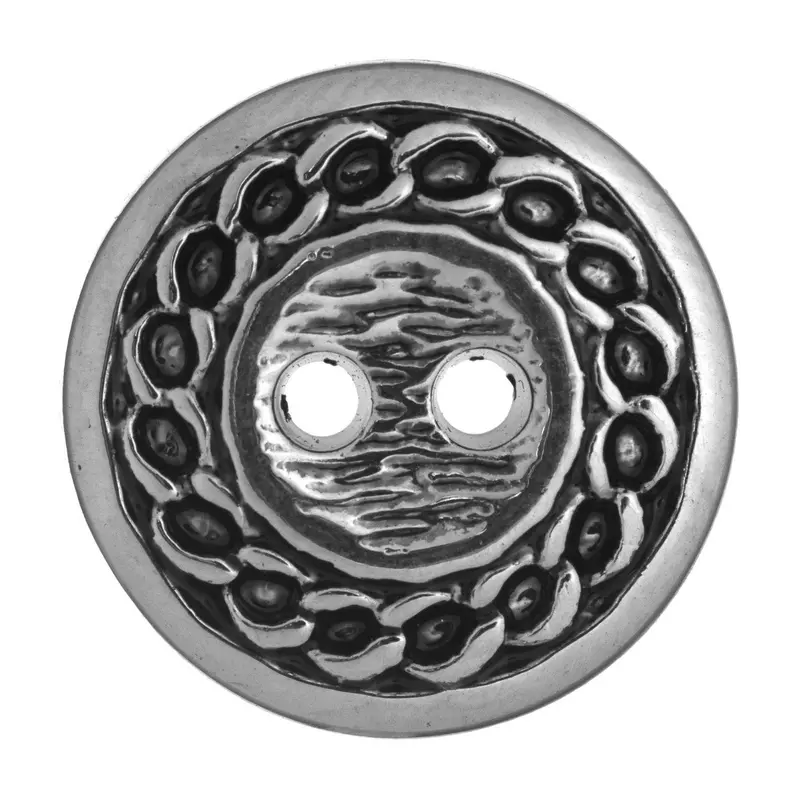 Silver Decorative Chain Buttons 1