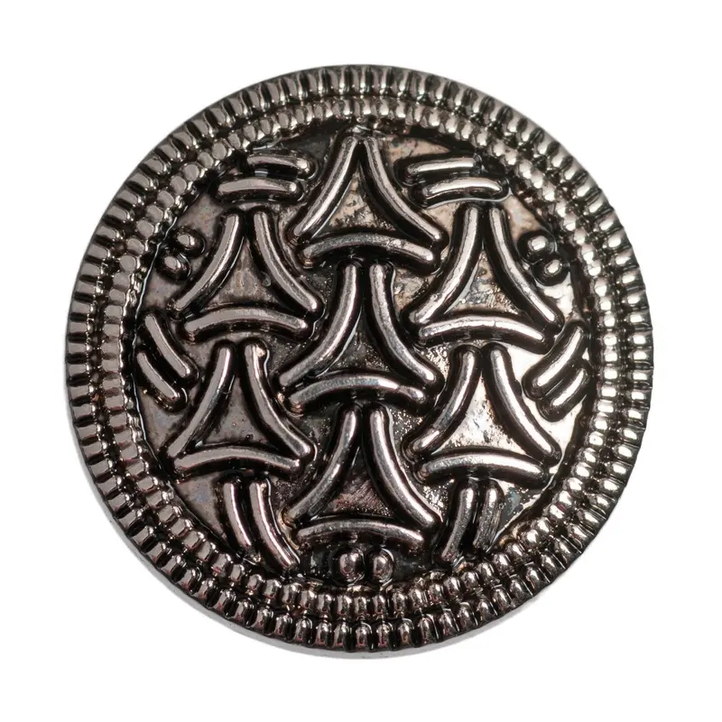 Silver Patterned Blazer Buttons 1