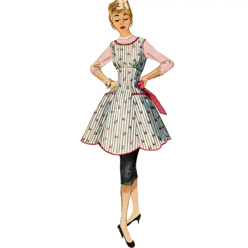 Simplicity 1950'S Sewing Pattern 9311 Vintage Aprons 1