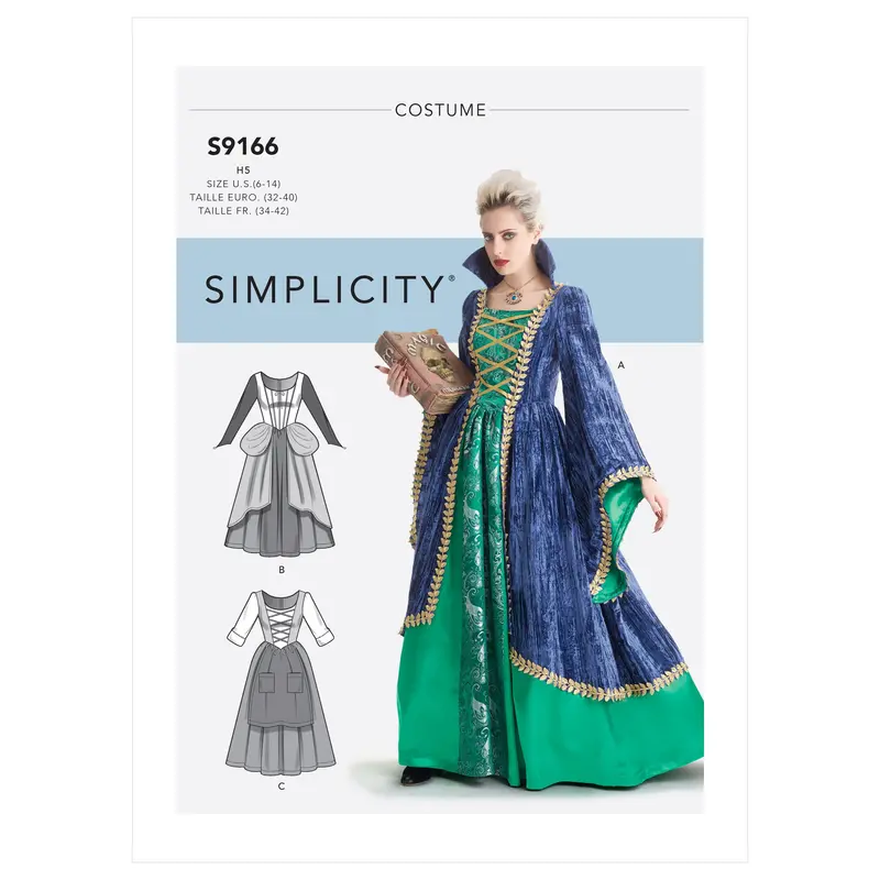 Simplicity 9166 Misses' Wicked Witch Costumes Pattern 2