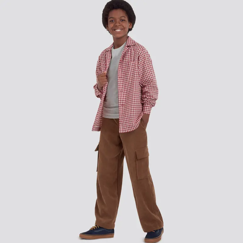 Simplicity 9201 Boys' Shirt, Gilet And Trousers Sewing Pattern 1