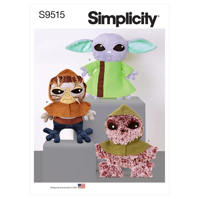 Simplicity 9515 Plush Toy Aliens Pattern 2