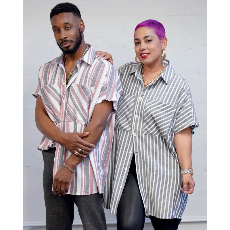 Simplicity 9554 Unisex Shirt In Two Lengths Pattern 1