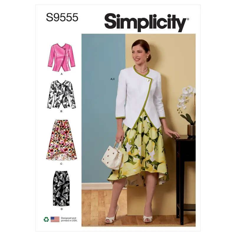 Simplicity 9555 Misses' Jacket And Skirts Pattern 2