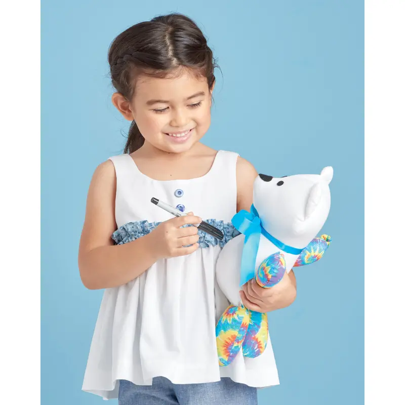 Simplicity 9569 Learn To Sew Plush Memory Bears Pattern 1