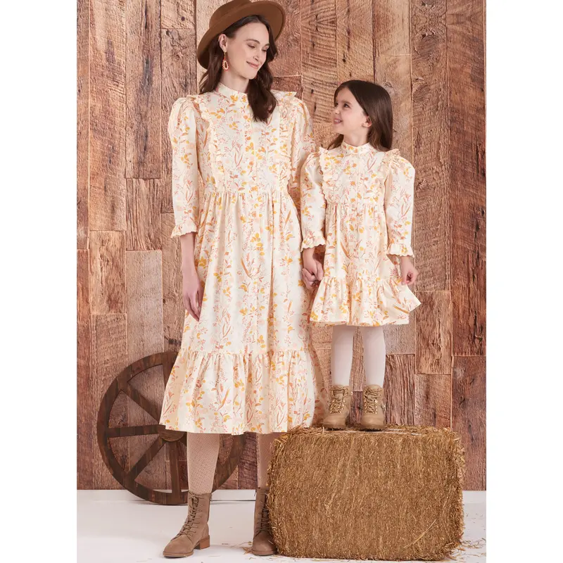 Simplicity 9653 Children's / Misses' Dress Pattern By Elaine Heigl Designs 1