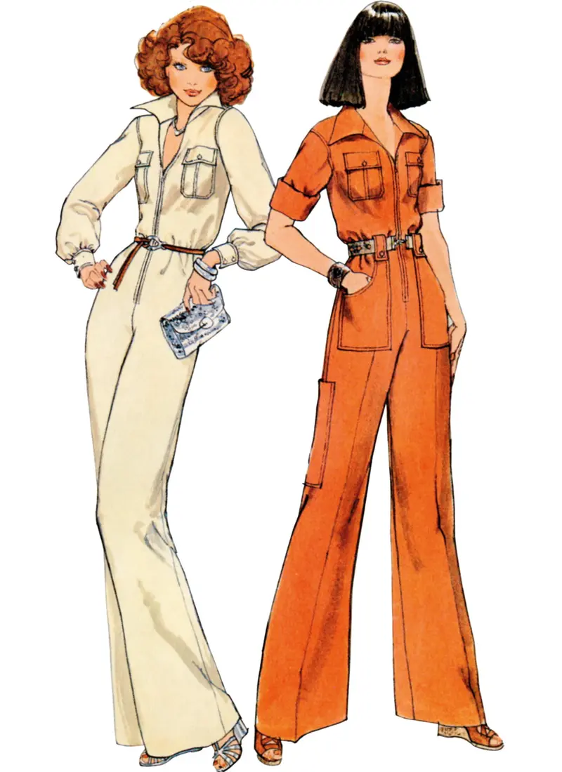 Simplicity 9700 Vintage 70'S Jumpsuit Sewing Pattern 1