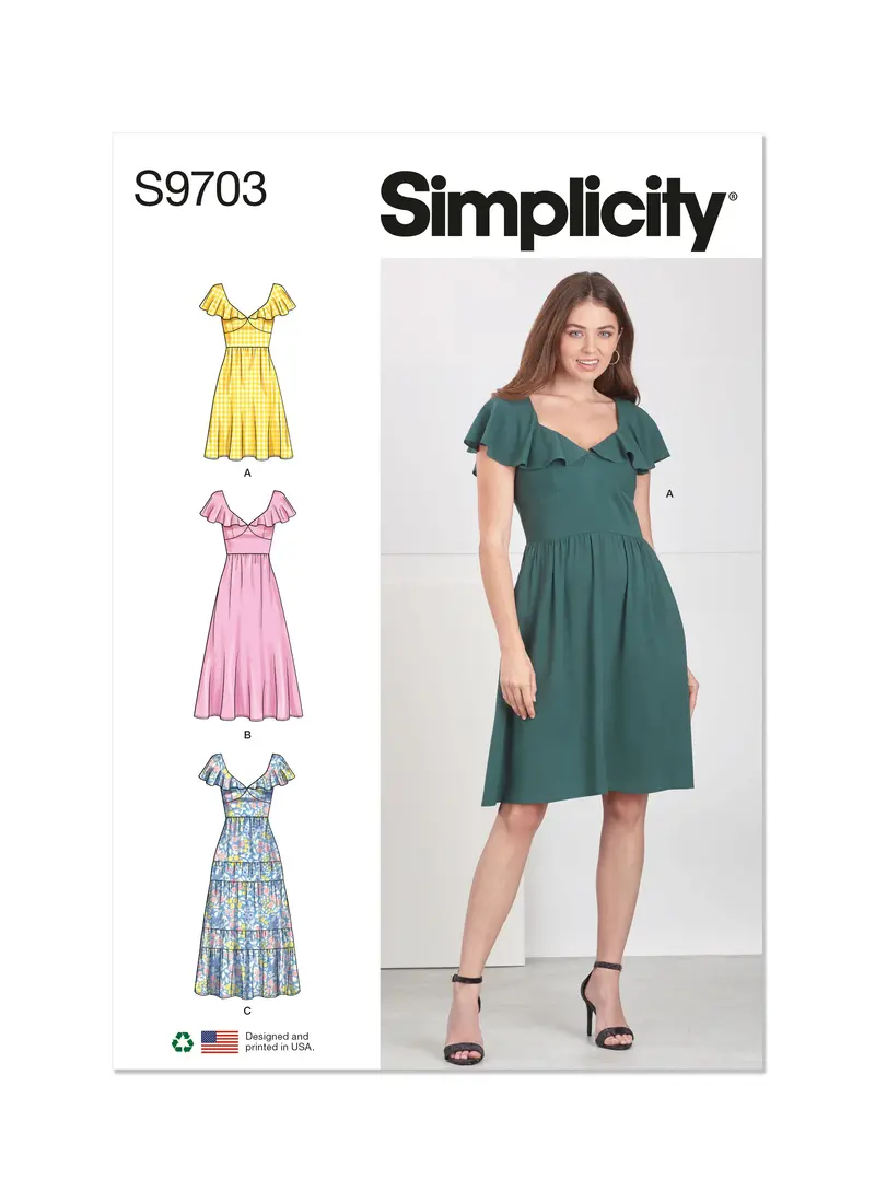 Simplicity 9703 Dresses Sewing Pattern 2