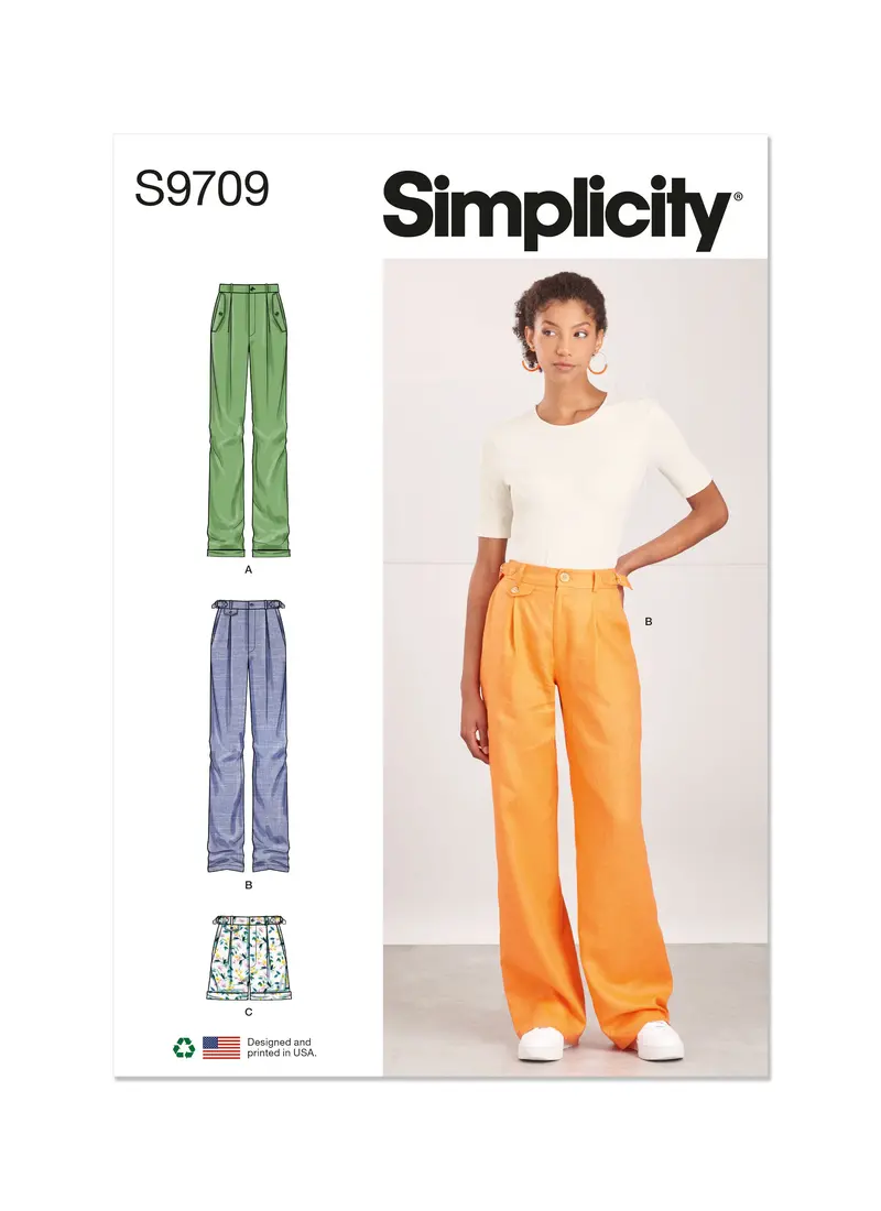 Simplicity 9709 Trousers And Shorts Sewing Pattern 2