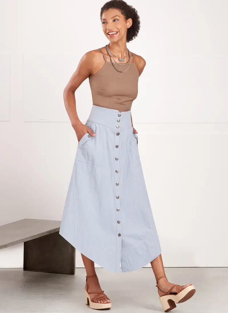 Simplicity 9710 Skirts Sewing Pattern 1