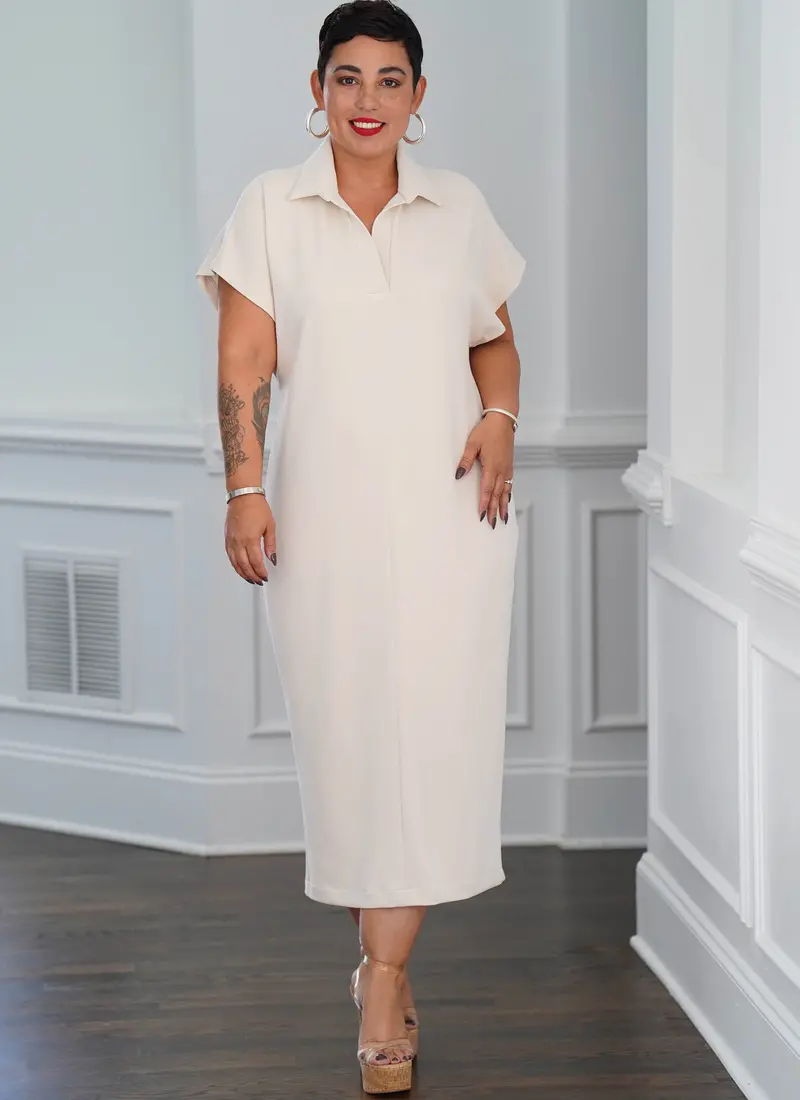 Simplicity 9740 Sewing Pattern Misses' Knit Dress In 2 Lengths By Mimi G Style 1