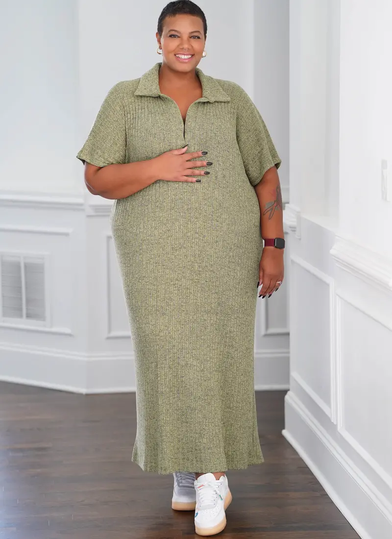Simplicity 9741 Sewing Pattern Women's Knit Dress In 2 Lengths By Mimi G Style 1