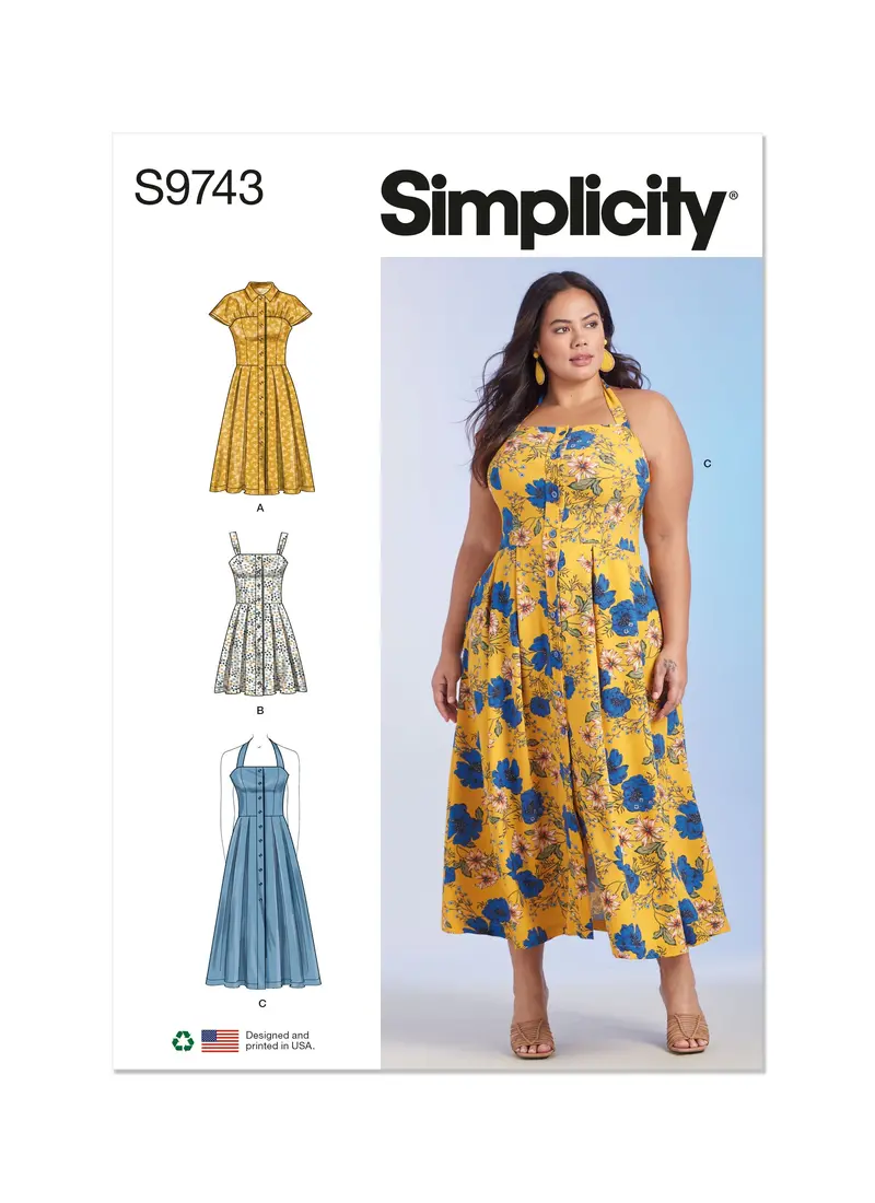 Simplicity 9743 Sewing Pattern Women's Dresses 2