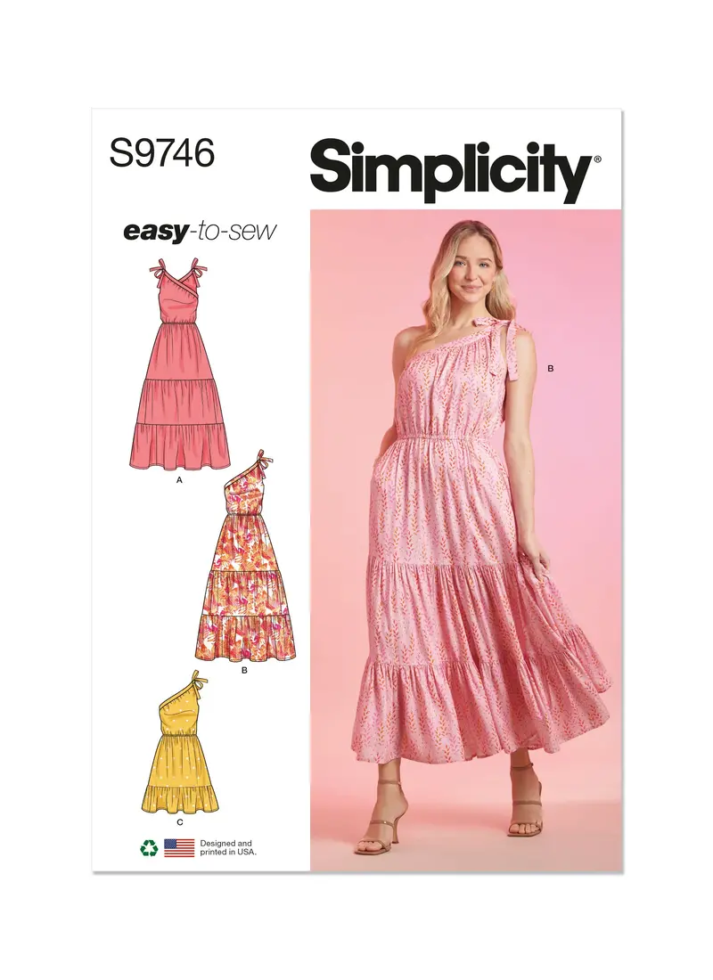 Simplicity 9746 Sewing Pattern Misses' Dresses 2