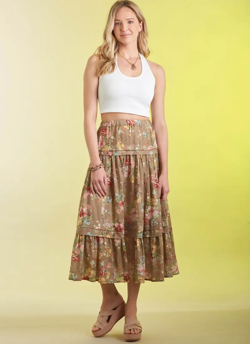 Simplicity 9750 Sewing Pattern Misses' Skirt In Three Lengths 1