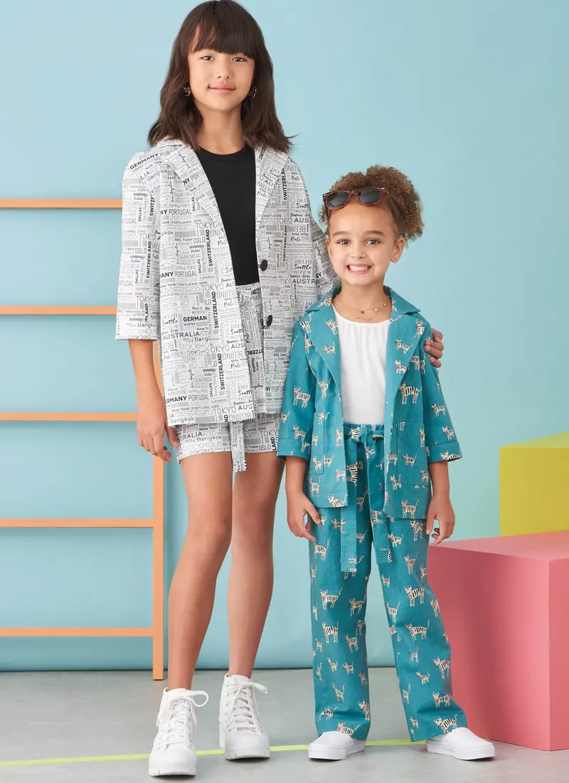 Simplicity 9762 Sewing Pattern Girls' Jacket, Pants And Shorts For American Sewing Guild 1