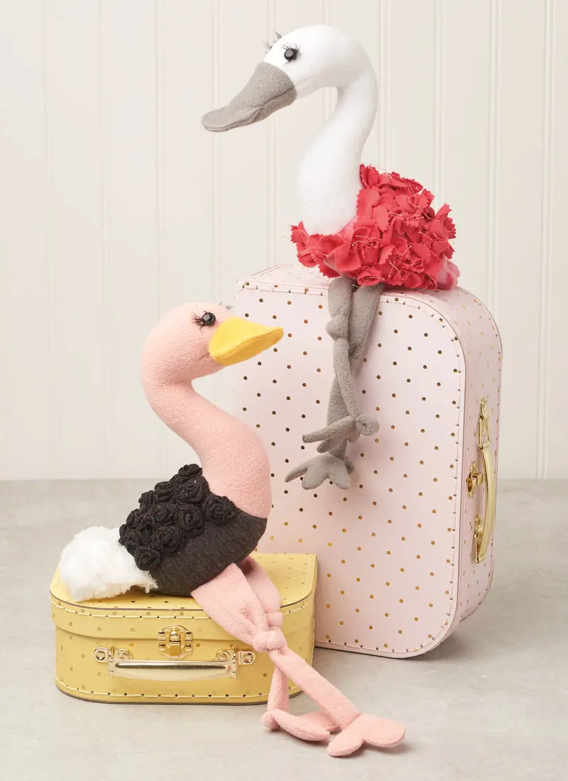 Simplicity 9774 Sewing Pattern Decorative Plush Birds By Carla Reiss Design 1