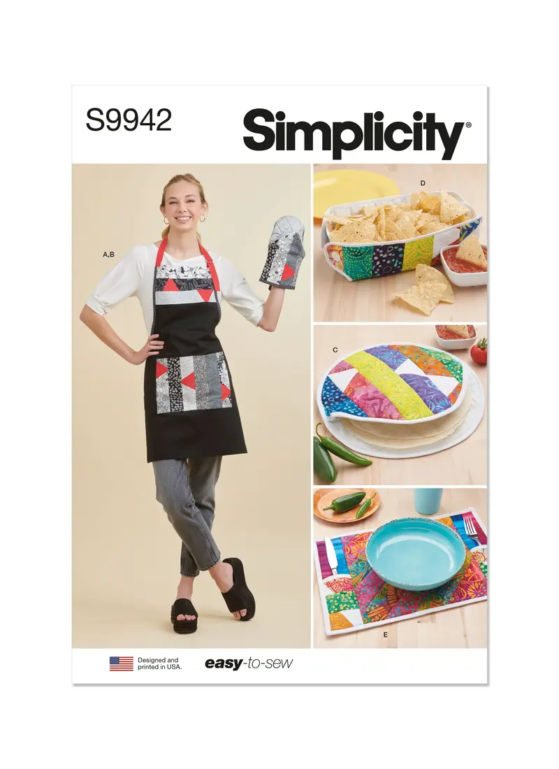 Simplicity 9942 Apron And Kitchen Accessories Pattern 2