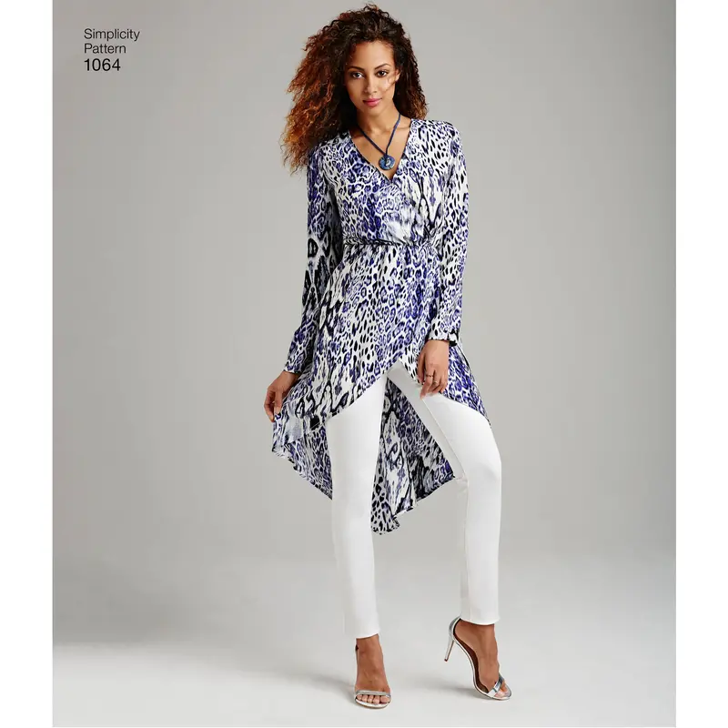 Simplicity Pattern 1064 Misses' Tunics 1