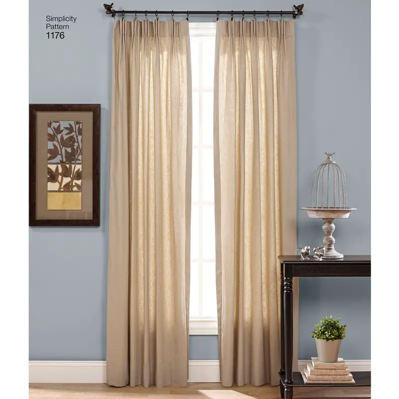 Simplicity Pattern 1176 Window Treatments 1
