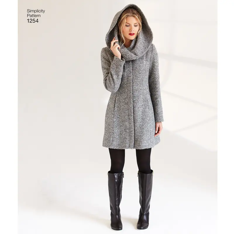 Simplicity Pattern 1254 Easy Lined Coat Or Jacket By Leanne Marshall 2