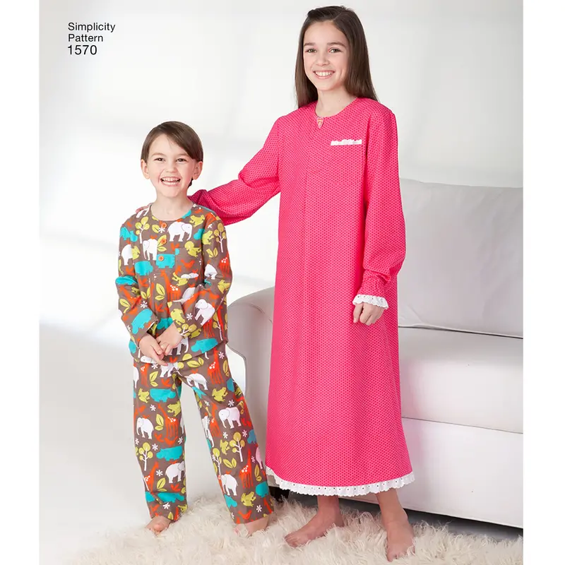 Simplicity Pattern 1570 Child's, Girls' And Boys' Pants, Shorts, 1