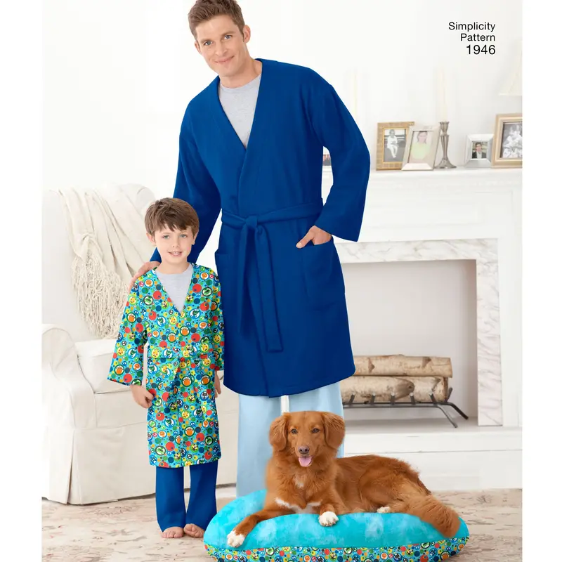 Simplicity Pattern 1946 Robe - Child's Teen's And Adults' | Learn To Sew 1